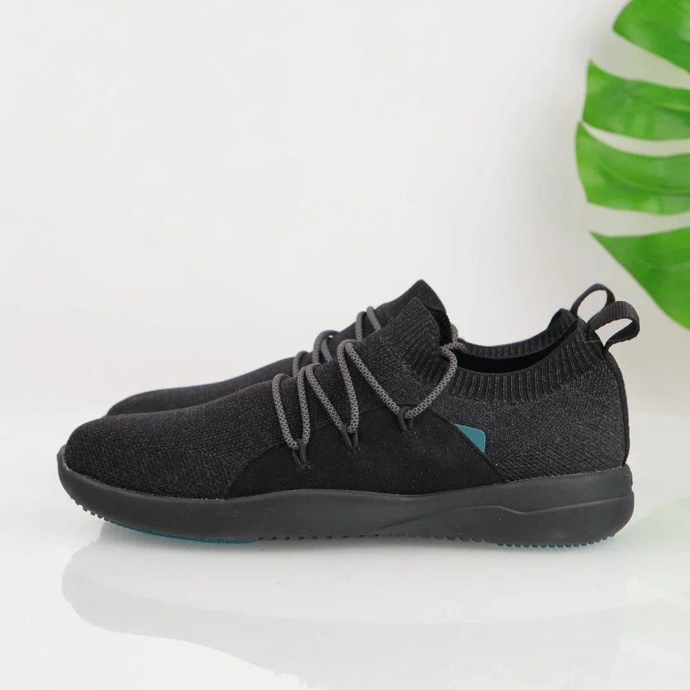Vessi Womens Cityscape Classic Sneakers Size 9 Waterproof Black Lace Up Shoe Low